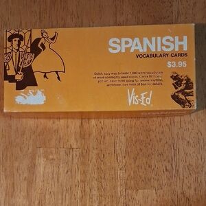 Vis-Ed Spanish Vocabulary Cards